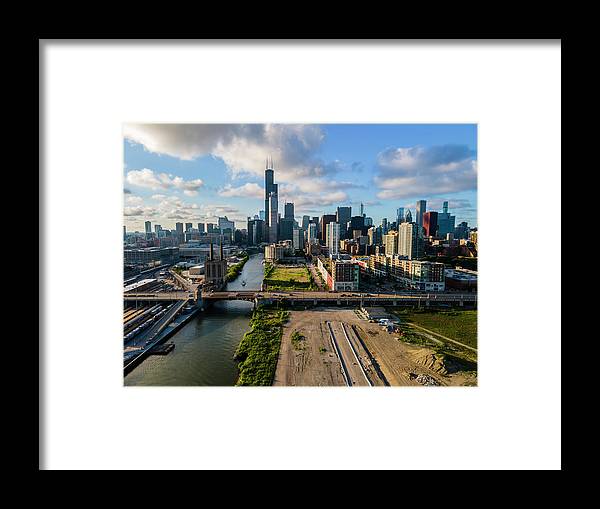 Ping Tom Park Chicago 2 - Framed Print