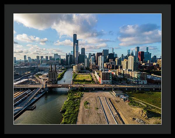 Ping Tom Park Chicago 2 - Framed Print