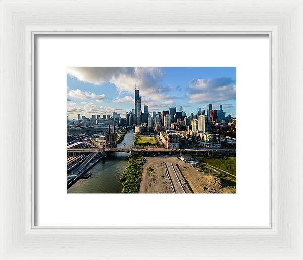 Ping Tom Park Chicago 2 - Framed Print