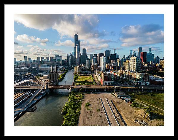 Ping Tom Park Chicago 2 - Framed Print