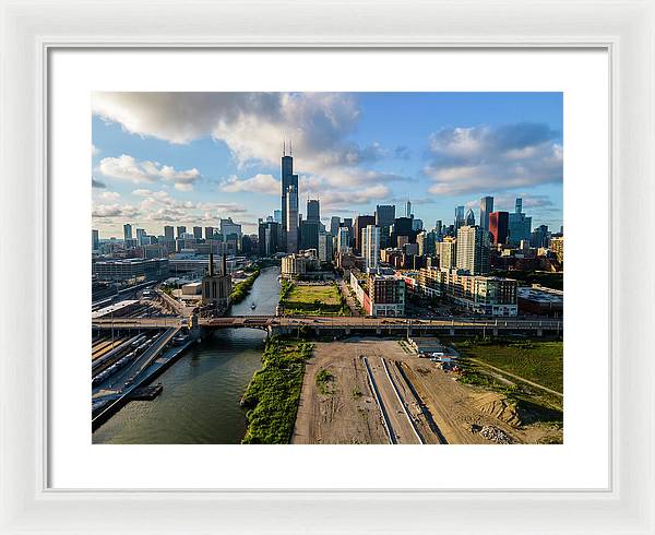 Ping Tom Park Chicago 2 - Framed Print