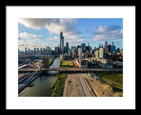 Ping Tom Park Chicago 2 - Framed Print