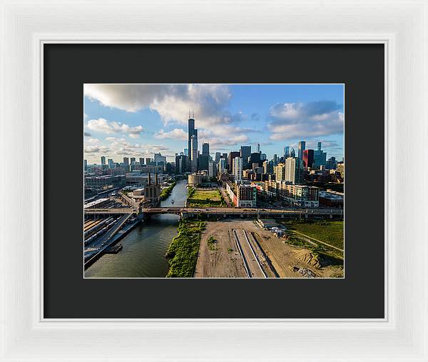 Ping Tom Park Chicago 2 - Framed Print