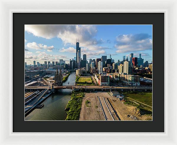 Ping Tom Park Chicago 2 - Framed Print