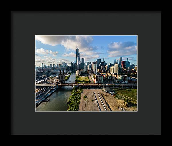 Ping Tom Park Chicago 2 - Framed Print