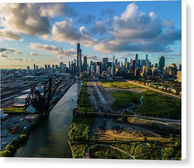 Ping Tom Park Chicago  - Canvas Print