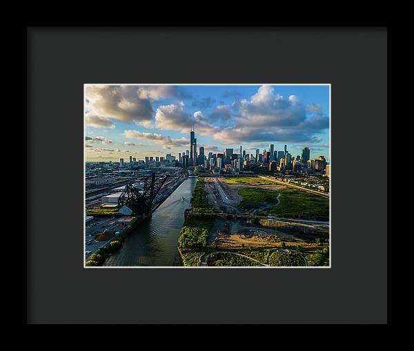 Ping Tom Park Chicago  - Framed Print