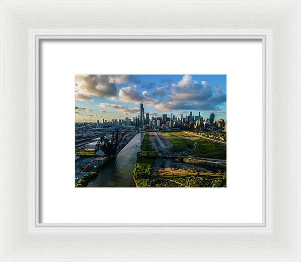 Ping Tom Park Chicago  - Framed Print