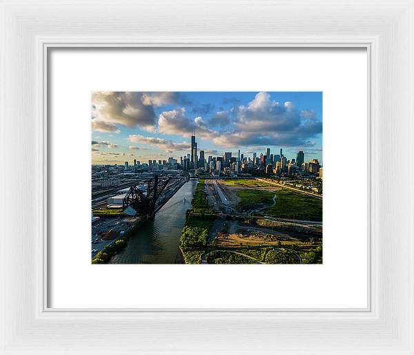 Ping Tom Park Chicago  - Framed Print