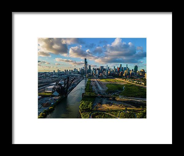 Ping Tom Park Chicago  - Framed Print