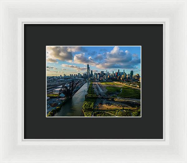 Ping Tom Park Chicago  - Framed Print