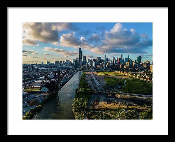 Ping Tom Park Chicago  - Framed Print