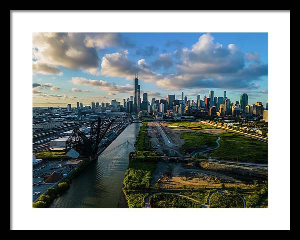 Ping Tom Park Chicago  - Framed Print