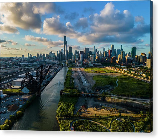 Ping Tom Park Chicago  - Acrylic Print