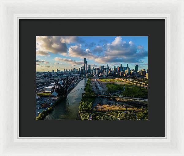 Ping Tom Park Chicago  - Framed Print