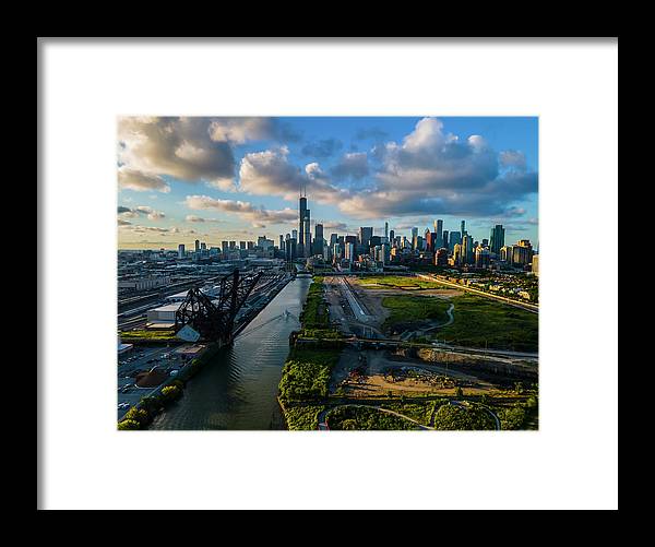 Ping Tom Park Chicago  - Framed Print