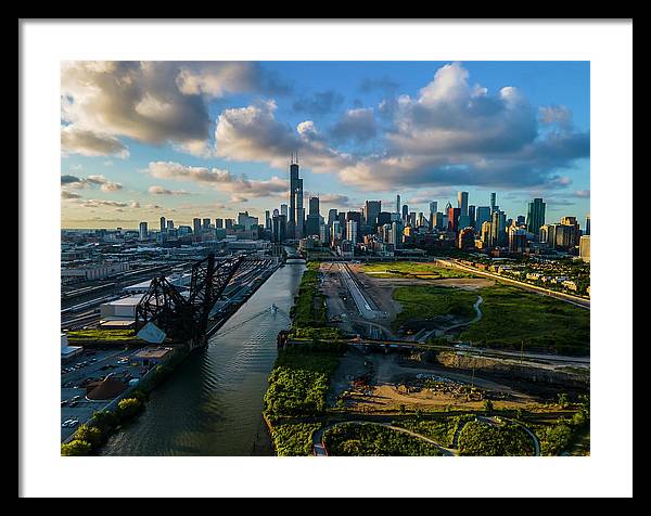 Ping Tom Park Chicago  - Framed Print