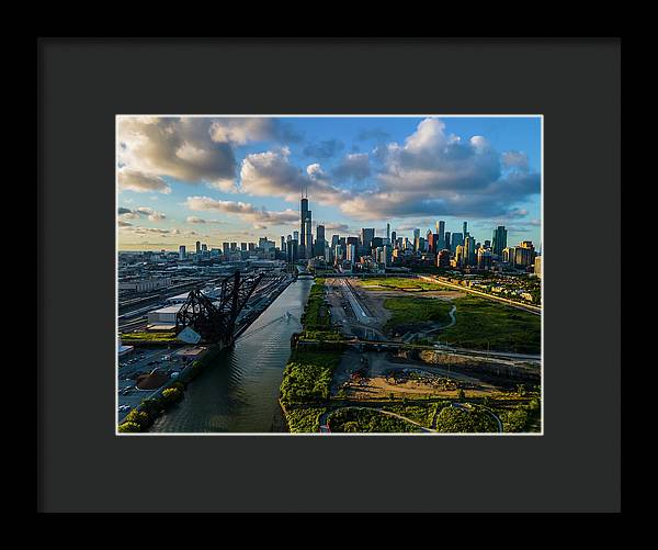 Ping Tom Park Chicago  - Framed Print