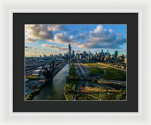 Ping Tom Park Chicago  - Framed Print