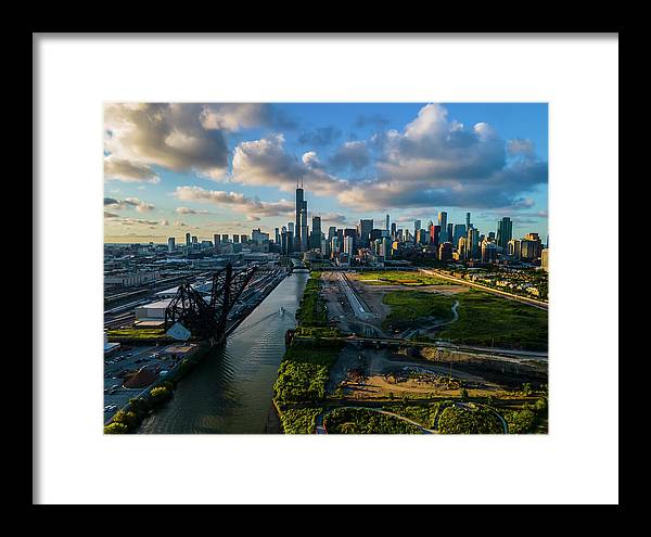 Ping Tom Park Chicago  - Framed Print