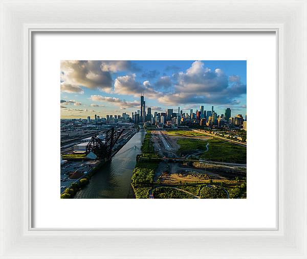 Ping Tom Park Chicago  - Framed Print