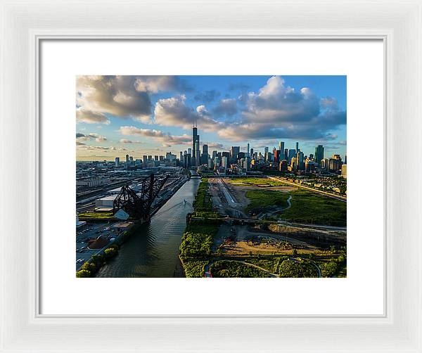 Ping Tom Park Chicago  - Framed Print