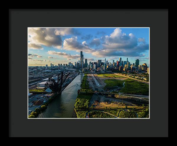 Ping Tom Park Chicago  - Framed Print