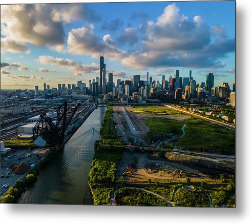 Ping Tom Park Chicago  - Metal Print