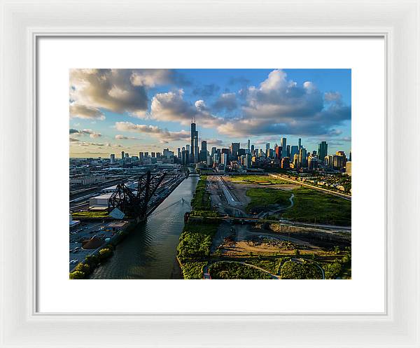 Ping Tom Park Chicago  - Framed Print