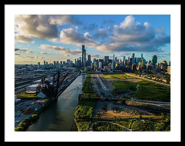 Ping Tom Park Chicago  - Framed Print