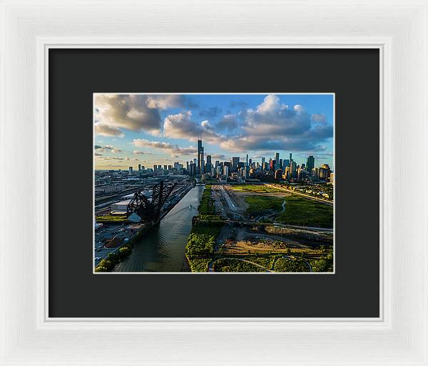 Ping Tom Park Chicago  - Framed Print