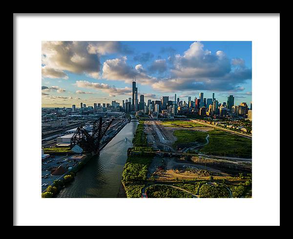 Ping Tom Park Chicago  - Framed Print