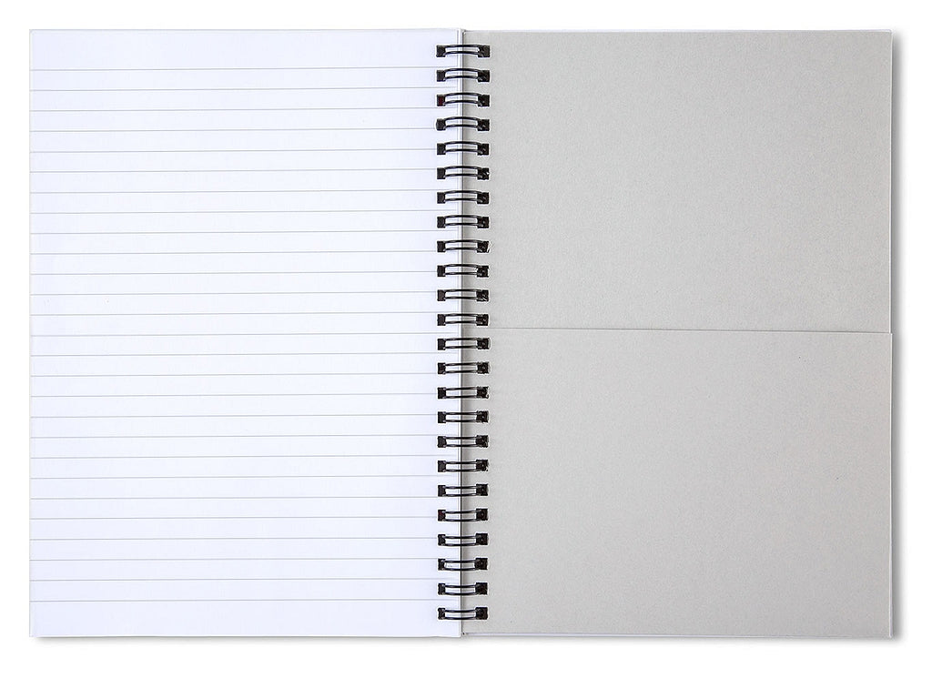 Woman Walking In Crypto Pool  - Spiral Notebook